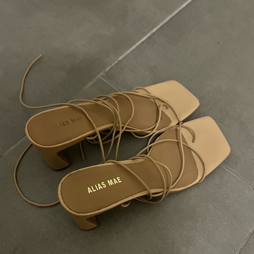 Alias Mae lace up heeled sandals